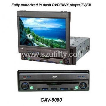 Fully Motorized In Dash Car Dvd/Divx Player,Tv,Fm,Car Video